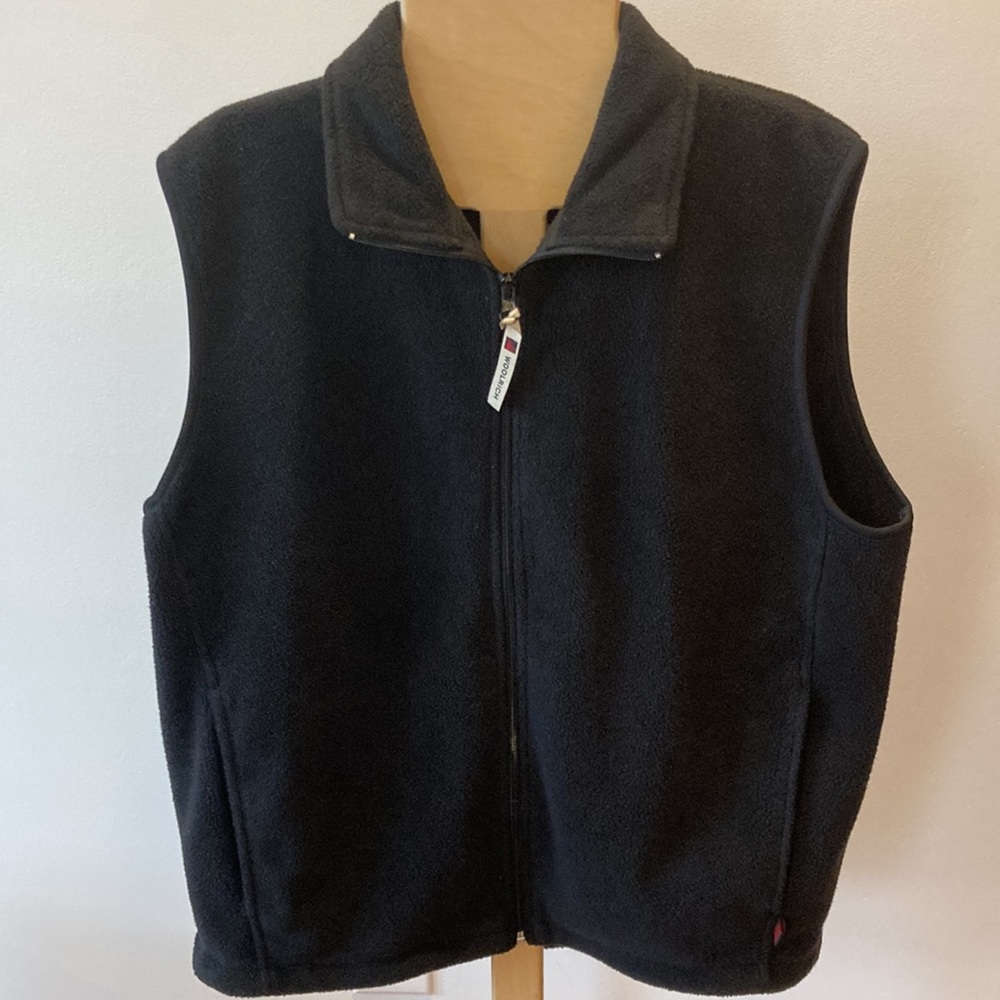 Woolrich Men's Black Fleece Vest M